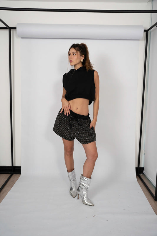 CROPPED JACINTO - BLACK